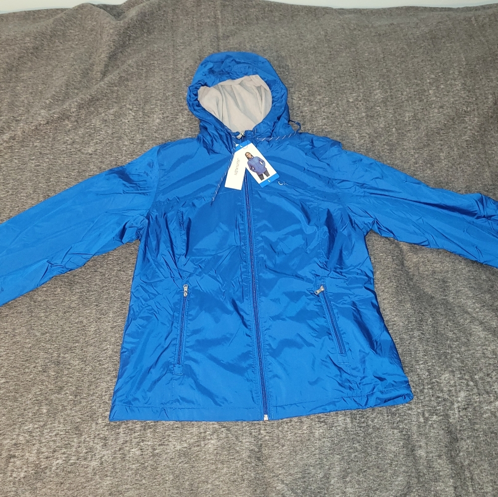 Calvin Klein, large, blue hoodie